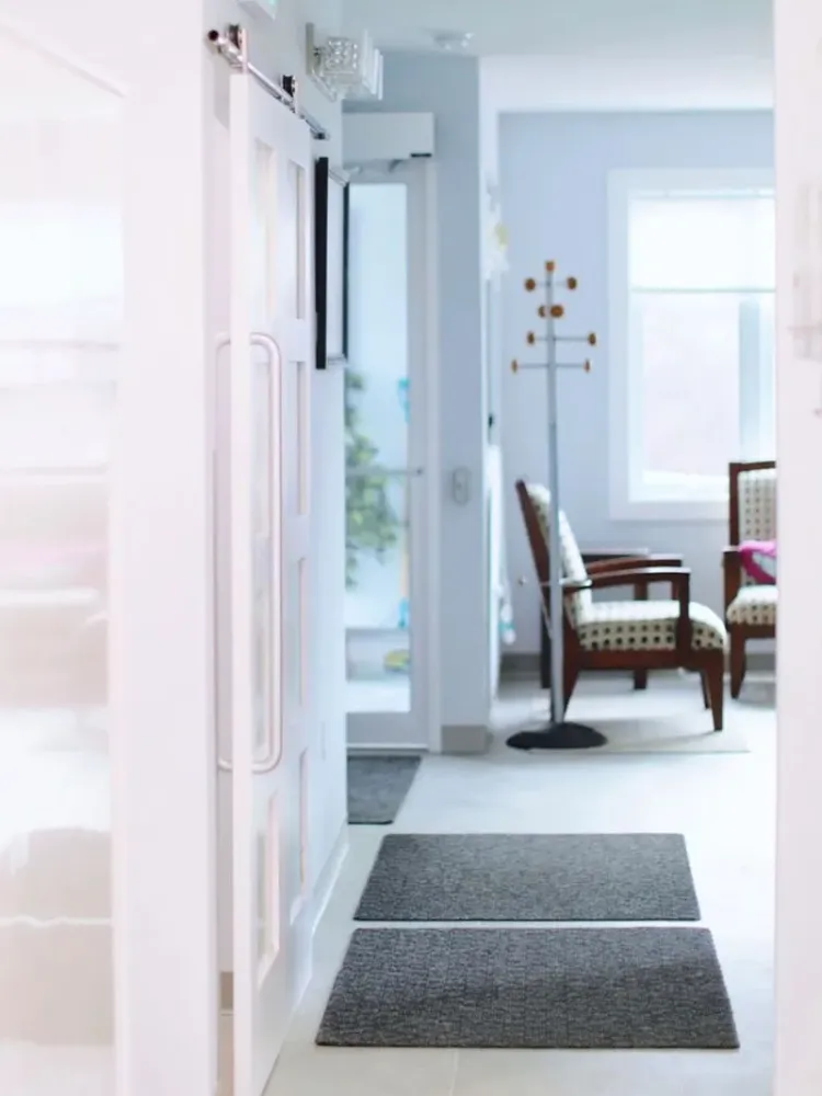 Hallway at dental practice