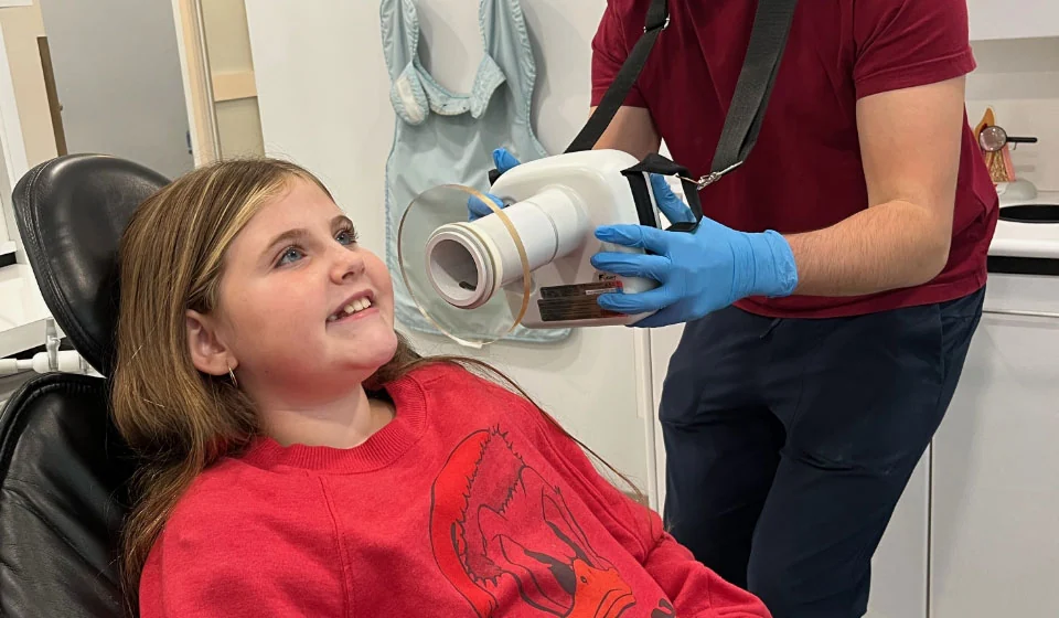 Sackville Smile Centre patient getting dental x-rays